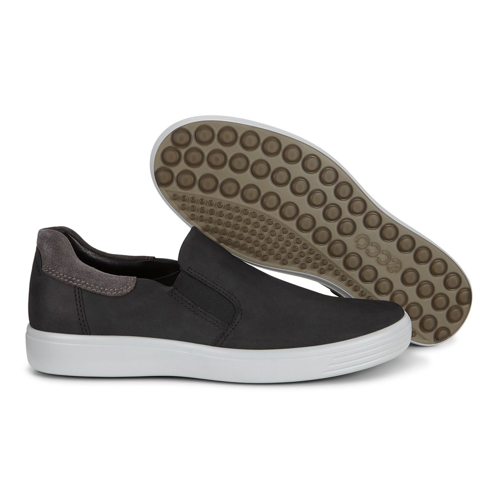 Slip On Hombre - ECCO Soft 7 Sneakerss - Negros - HOW082471